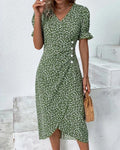 Ellaine - Floral Tummy Covering Summer Dress