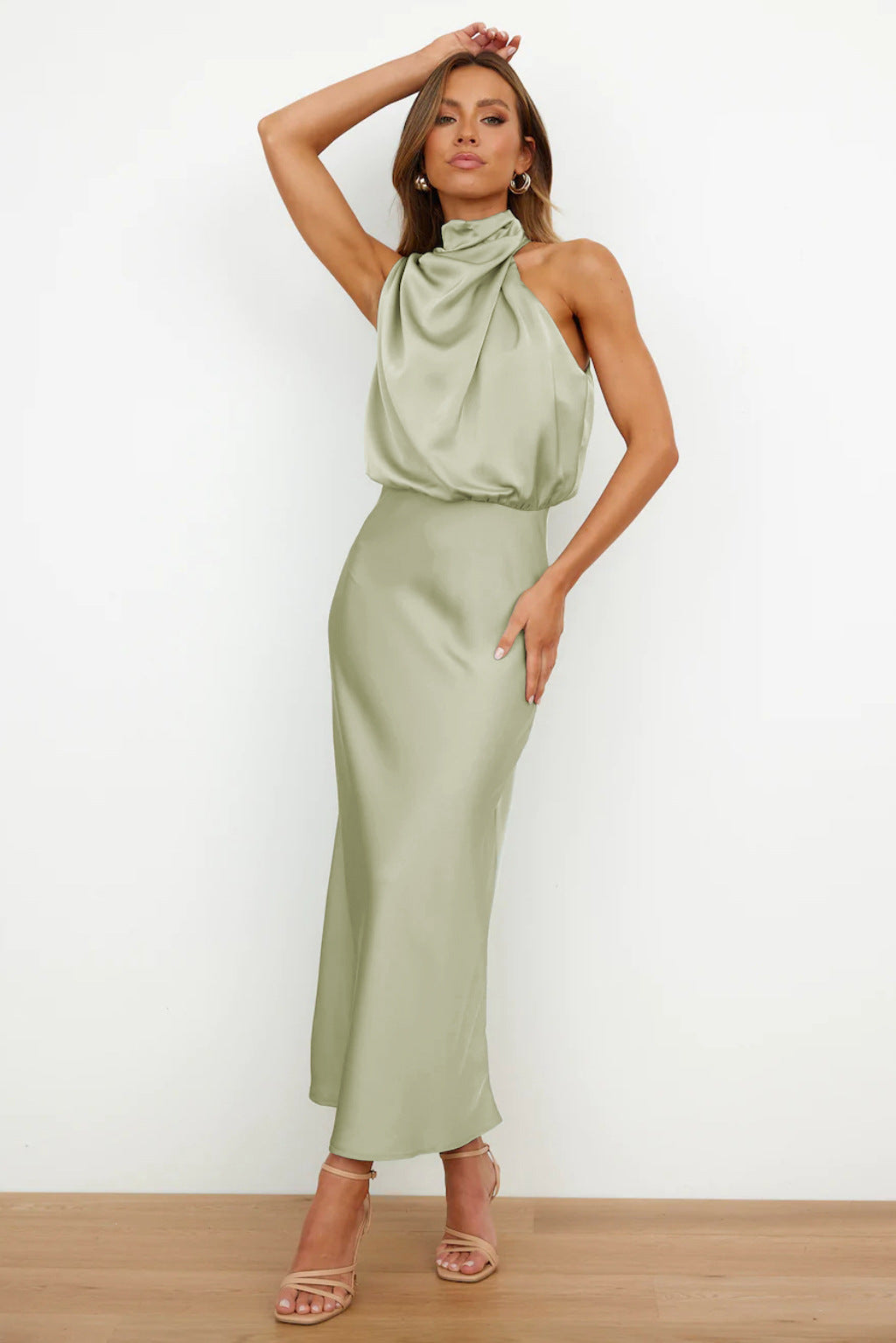 Katherine - Elegant Satin Dress