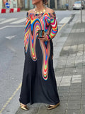 HYACINTH - CLASSIC MULTICOLOR MAXI DRESS