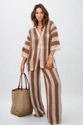 Amelia - Striped Set Elegant & Comfortable