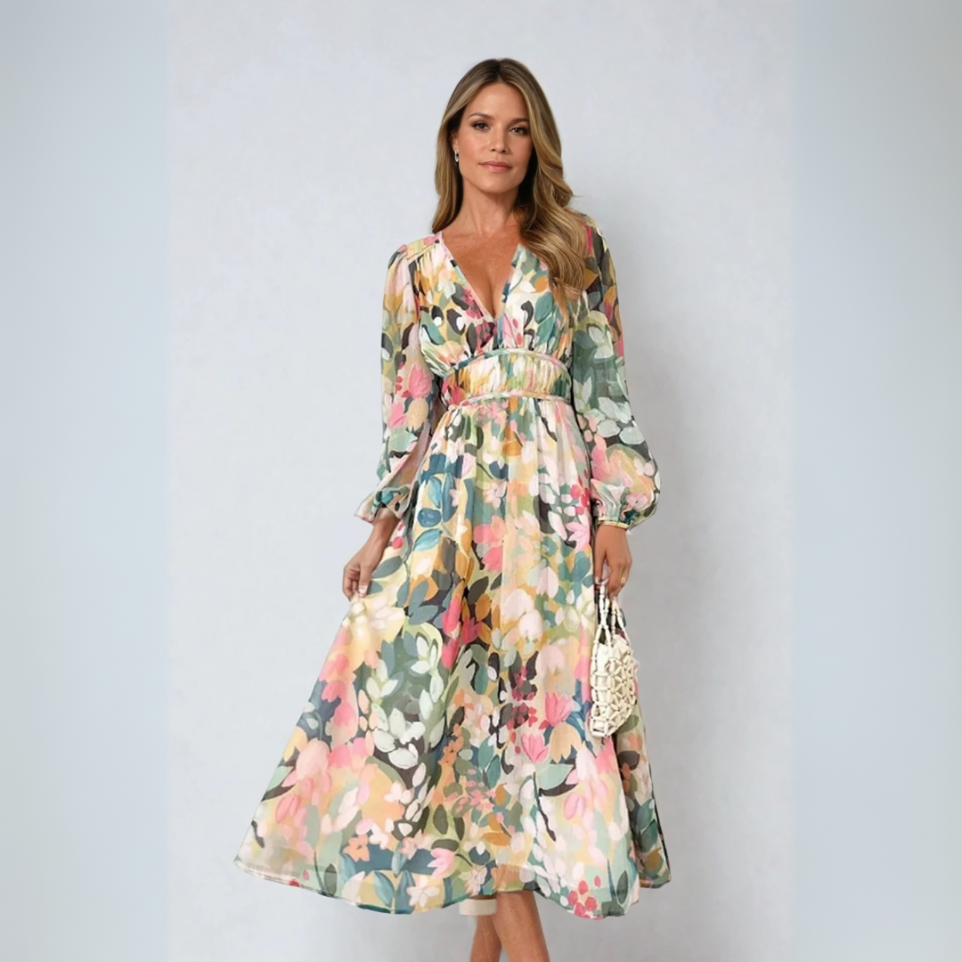 Elvira - Long Boho Style Dress