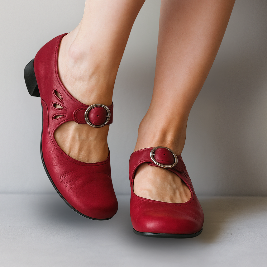 Els - Orthopaedic Leather Sandals with Comfortable Sole