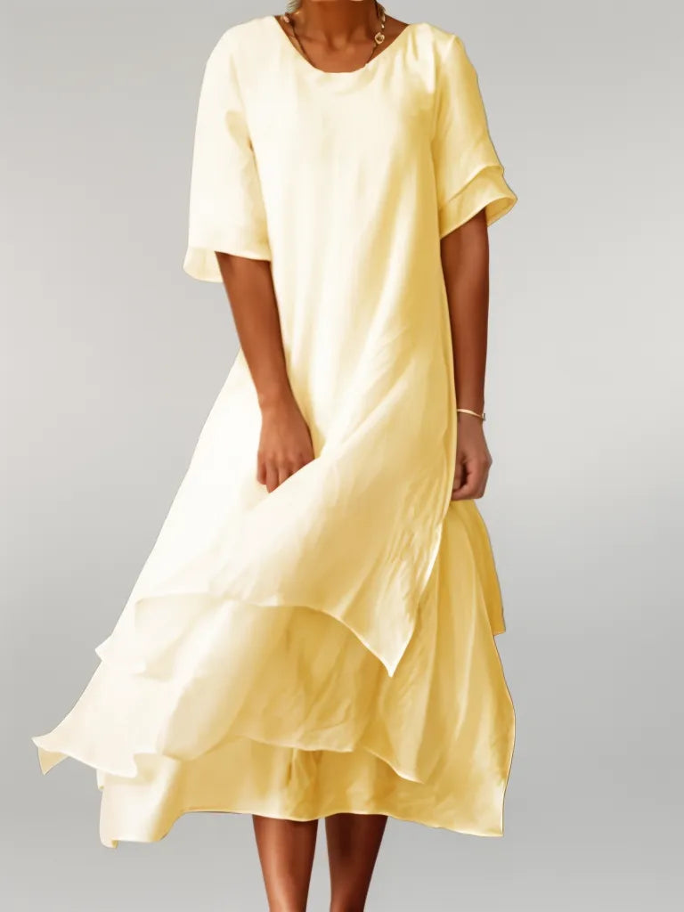 ELOISE - Elegant Cotton Maxi Dress