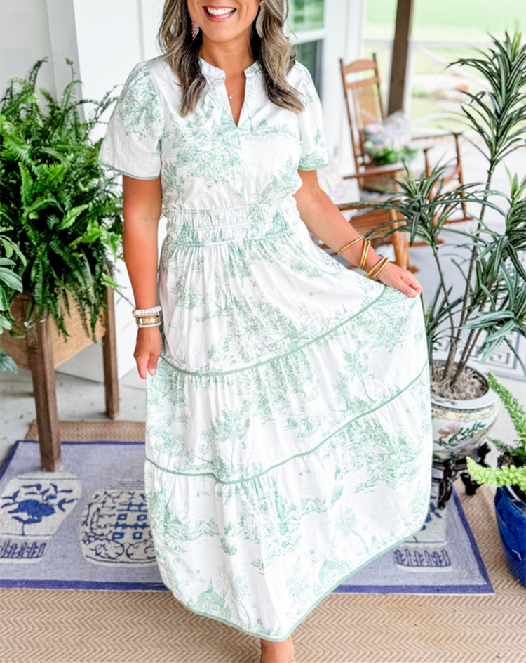 Eliza - Classic Toile Maxi