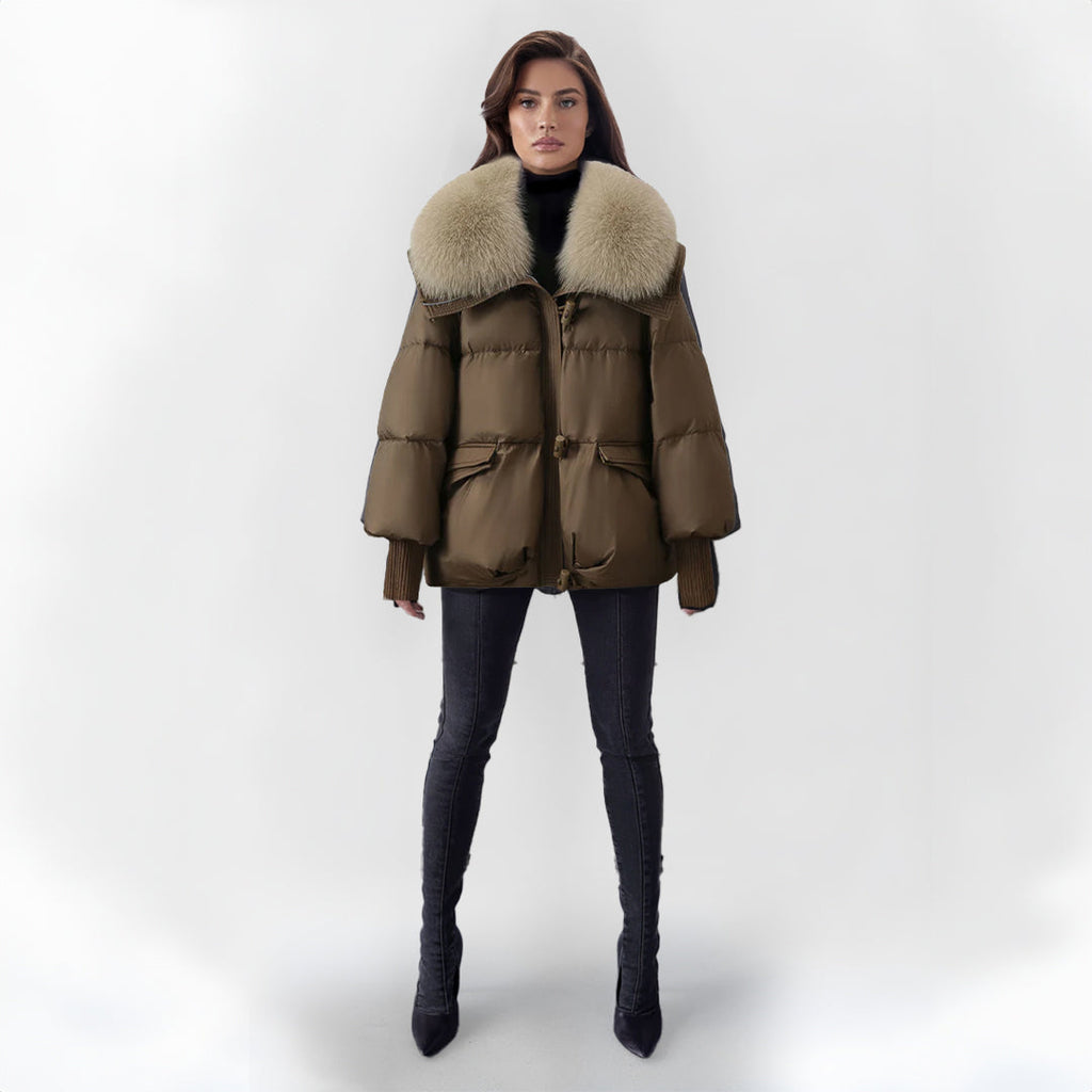 Monika - The Elegant Faux Fur Coat