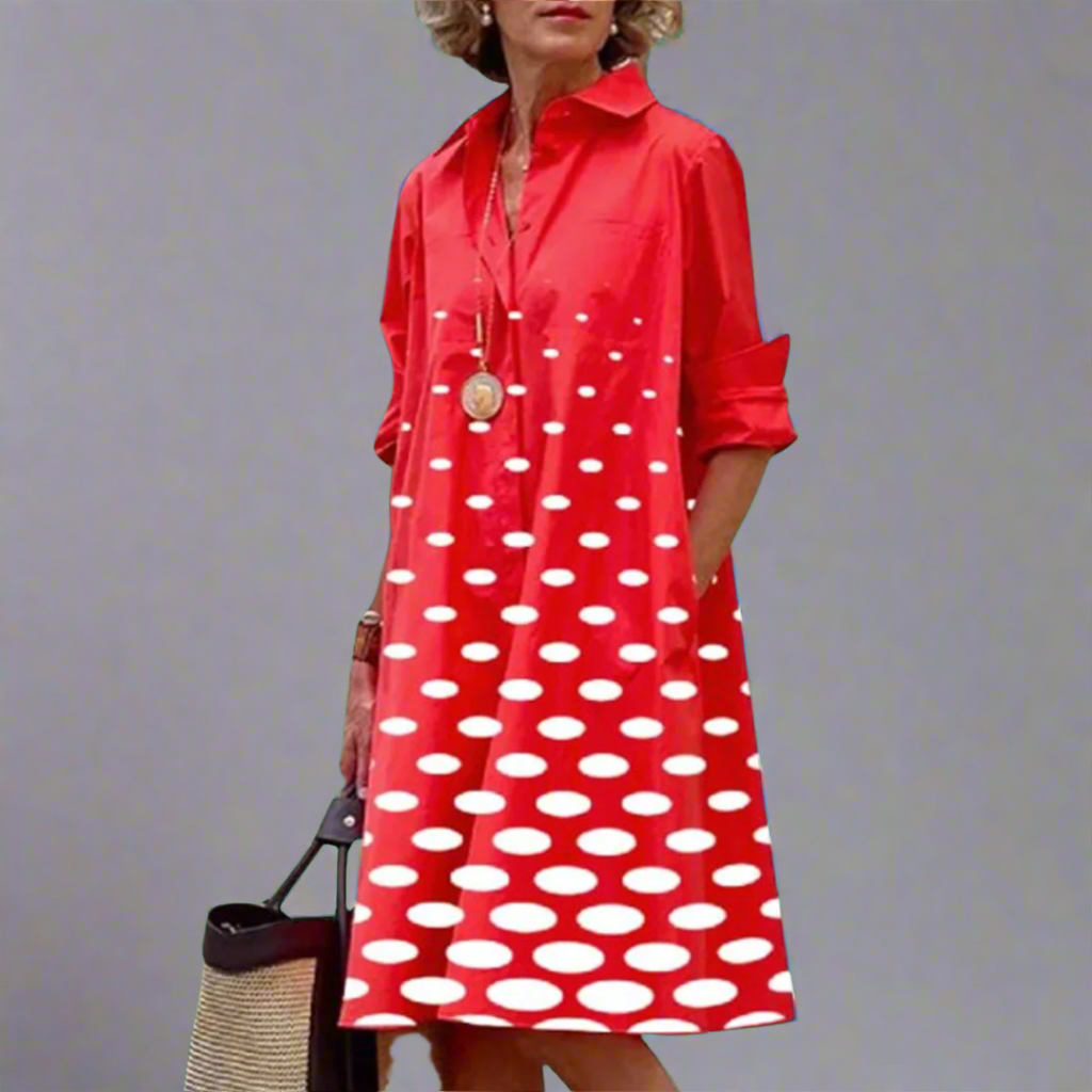 CYRALINA – ELEGANT MIDI DRESS FOR FASHION-FORWARD WOMEN