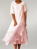 ELOISE - Elegant Cotton Maxi Dress