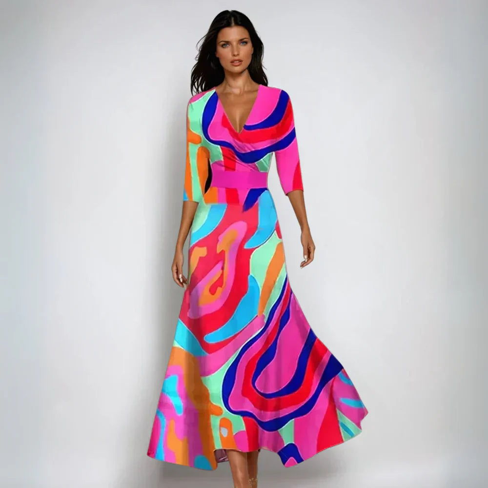 Chloe - Elegant Floral Dress