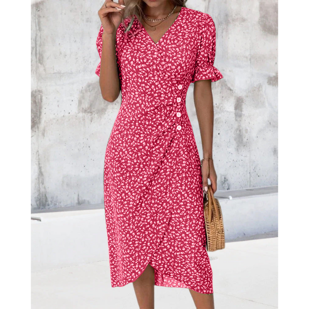 MIRETHIEL – MODERN WRAP ELEGANCE DRESS