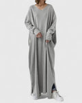 ORYNELLETH – COMFORTABLE V-NECK DRESS