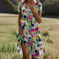 Delila - Floral Print Dress
