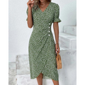 MIRETHIEL – MODERN WRAP ELEGANCE DRESS