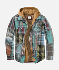ELANITHRA – PLAID PATCHWORK JACKET