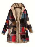 CYRAVYNNE – PLUSH PRINTED HOODED JACKET