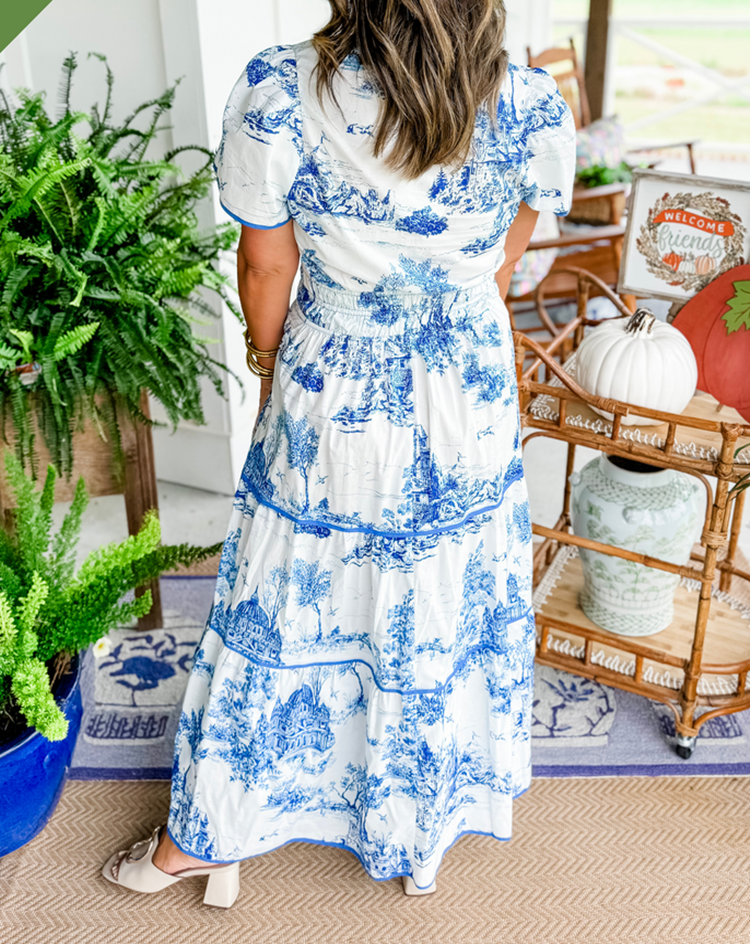 Eliza - Classic Toile Maxi