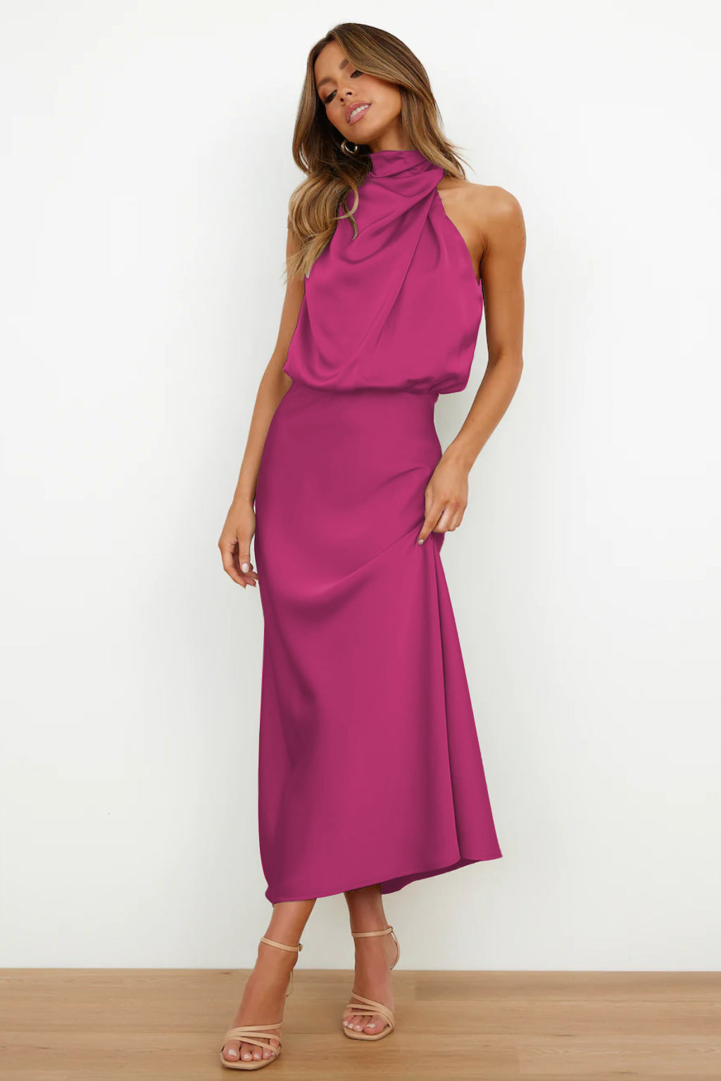 Katherine - Elegant Satin Dress