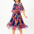 AYALA – COMFORTABLE PLUS SIZE CHIFFON DRESS