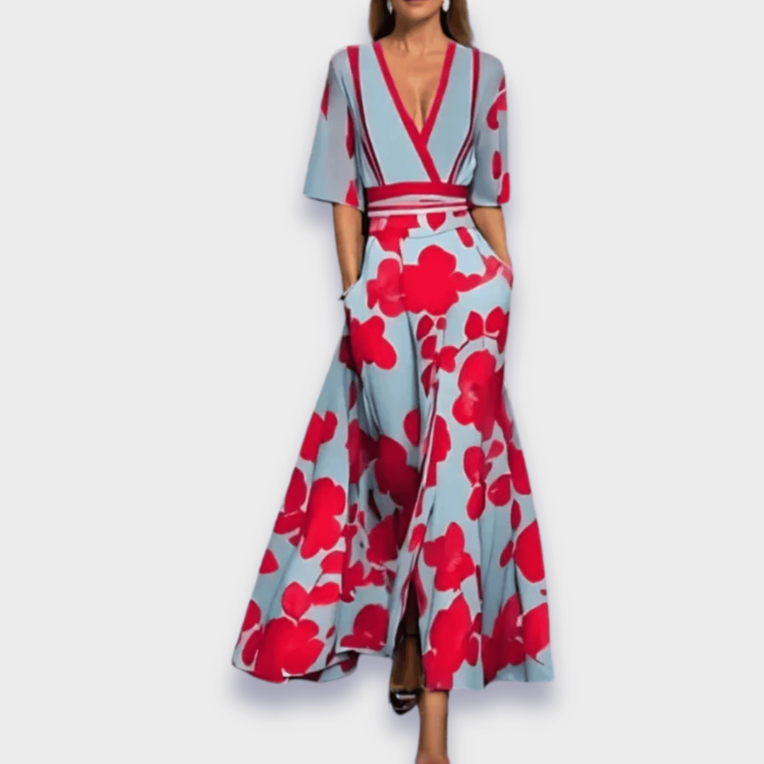 Chloe - Elegant Floral Dress