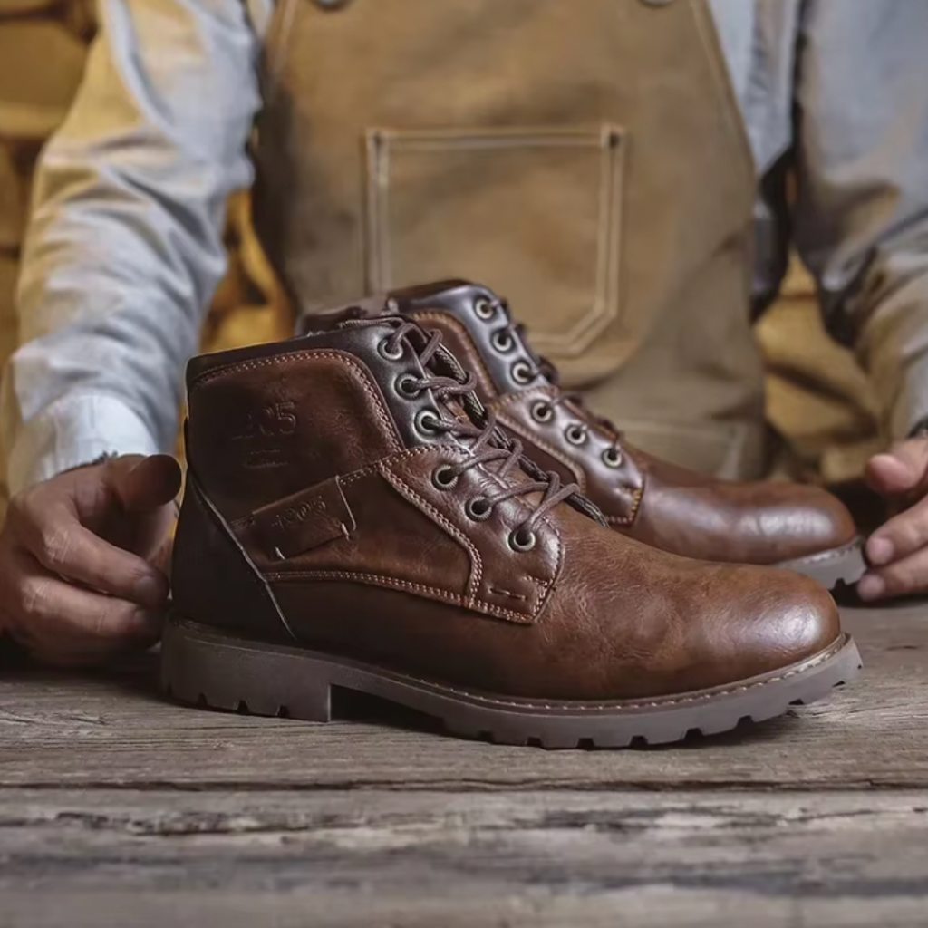 Aaron - Vintage Leather Boots