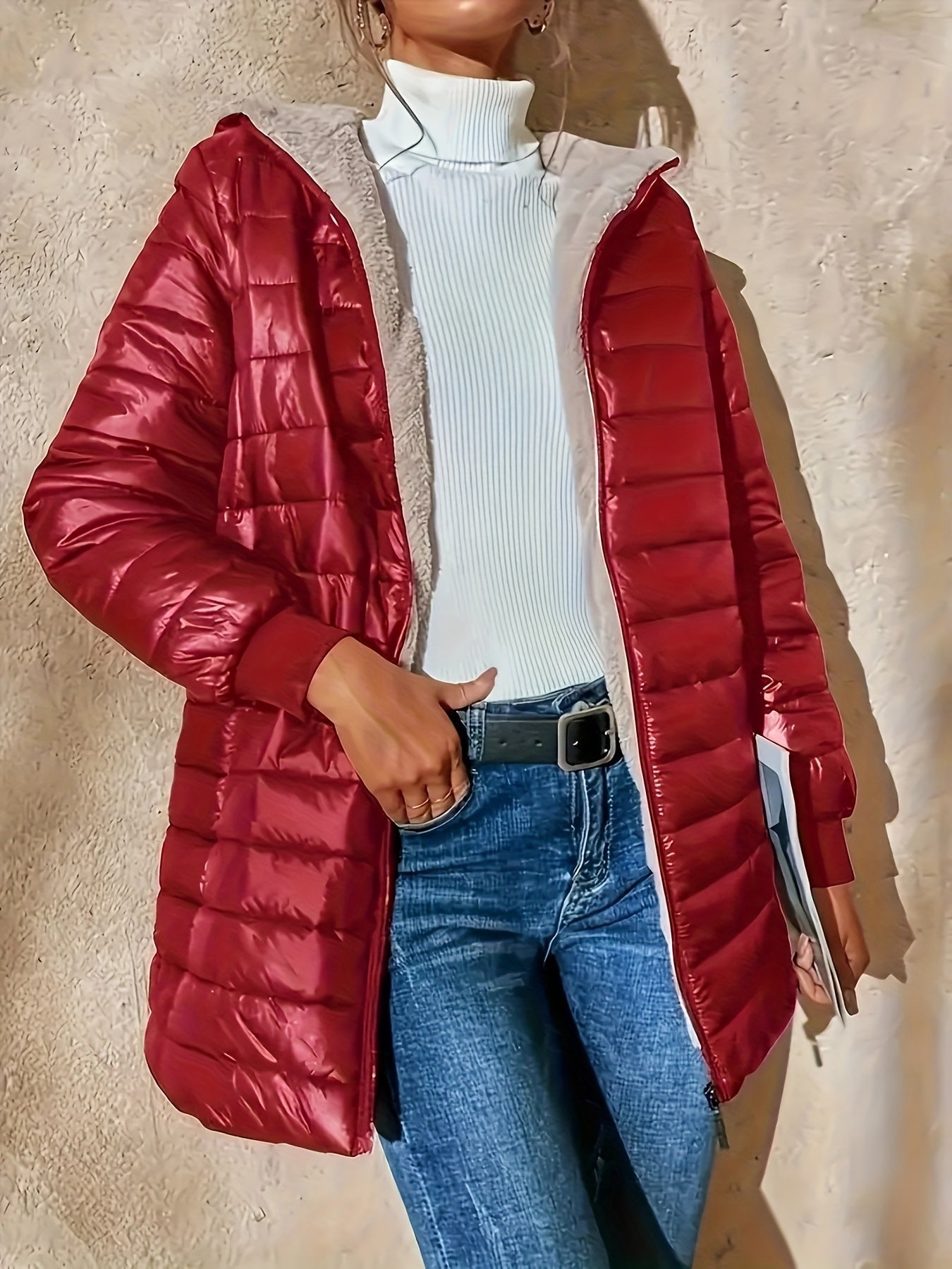 Michèle - Long Waterproof and Elegant Coat