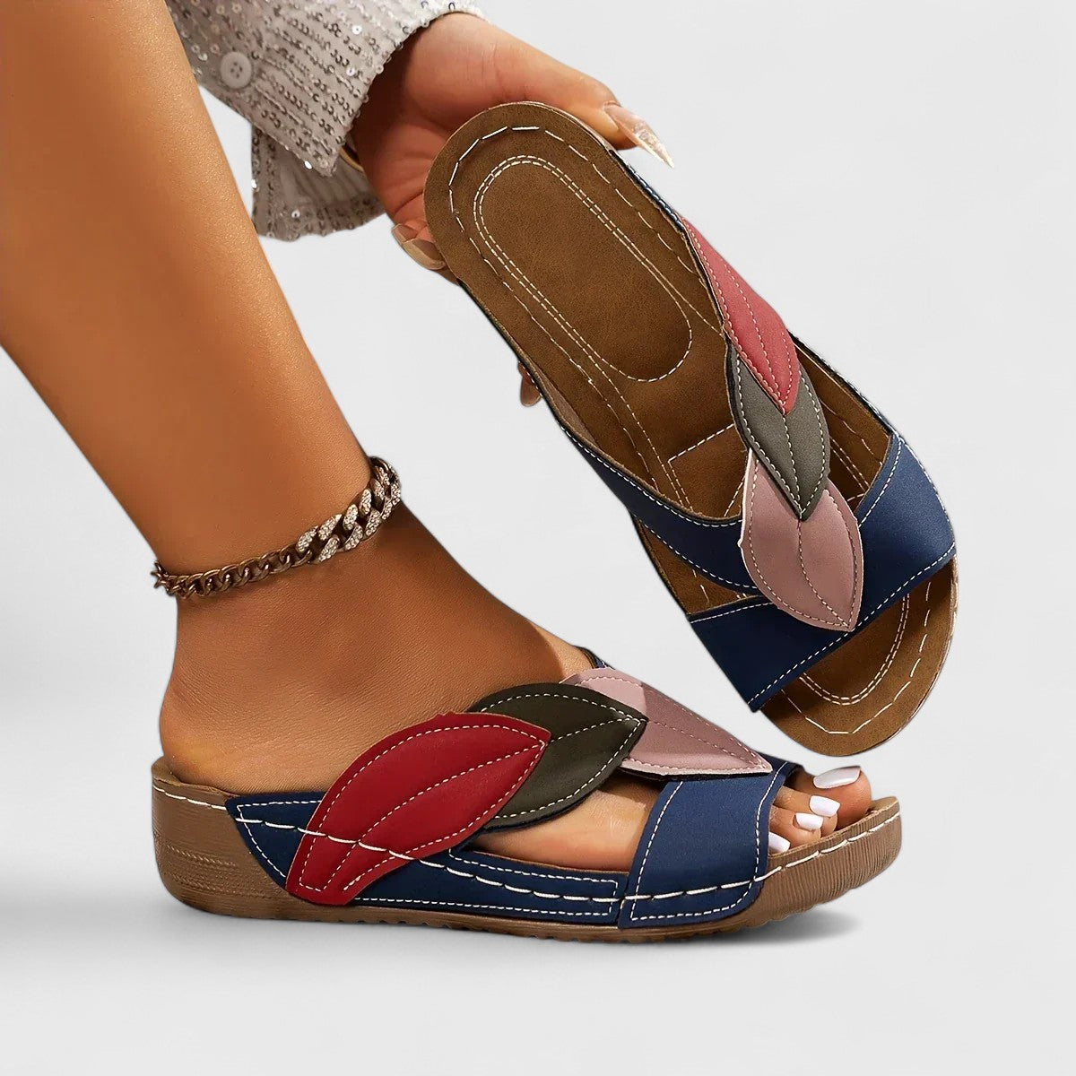 MELIONNE – COMFORT ORTHOPAEDIC SLIP-ON SANDALS