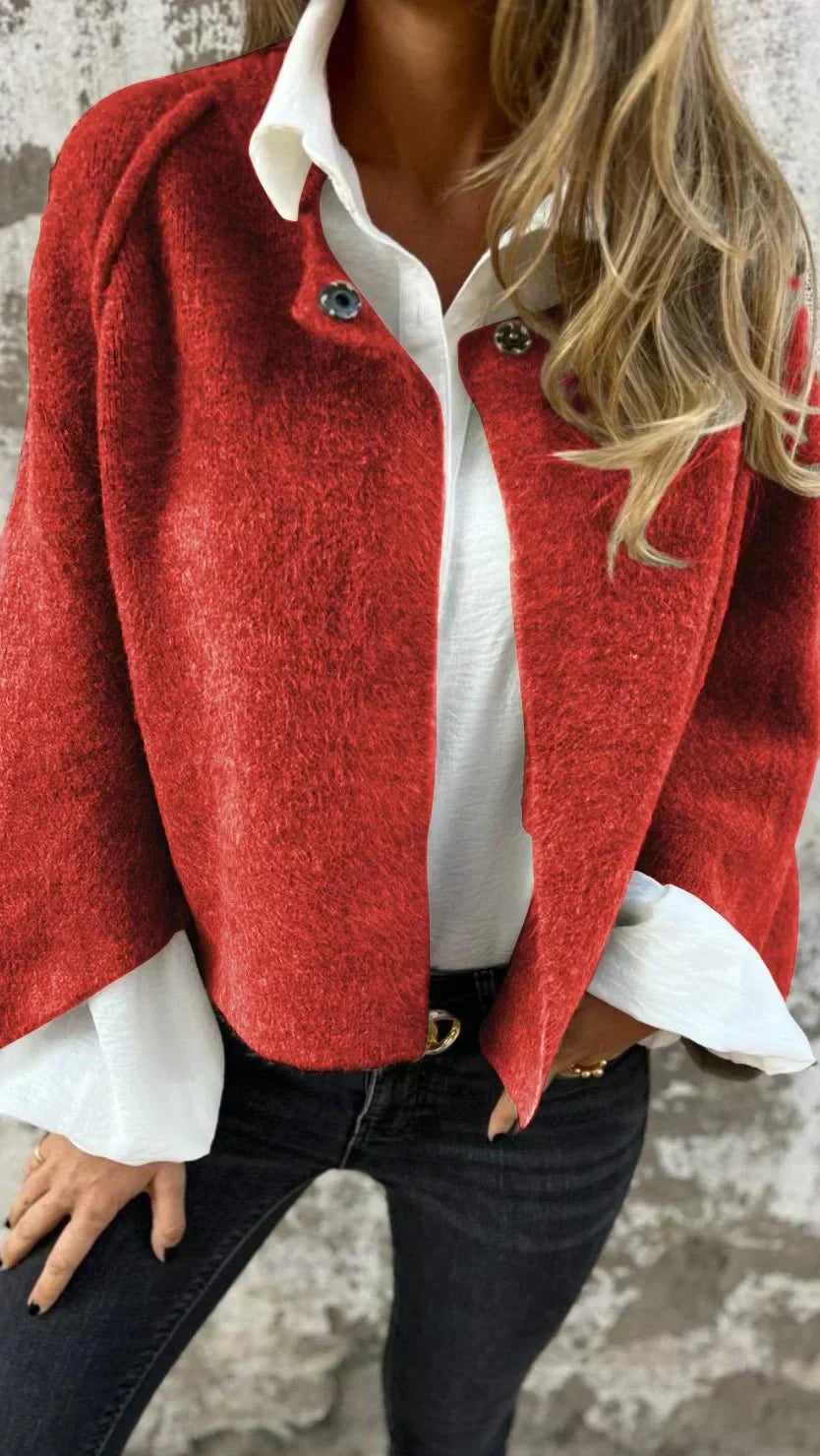 Tess - Premium Modern Wool Cardigan