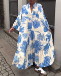 AZRIELLE – LONG FLORAL DRESS