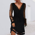 AvaBella – Elegant V-Neck Dress