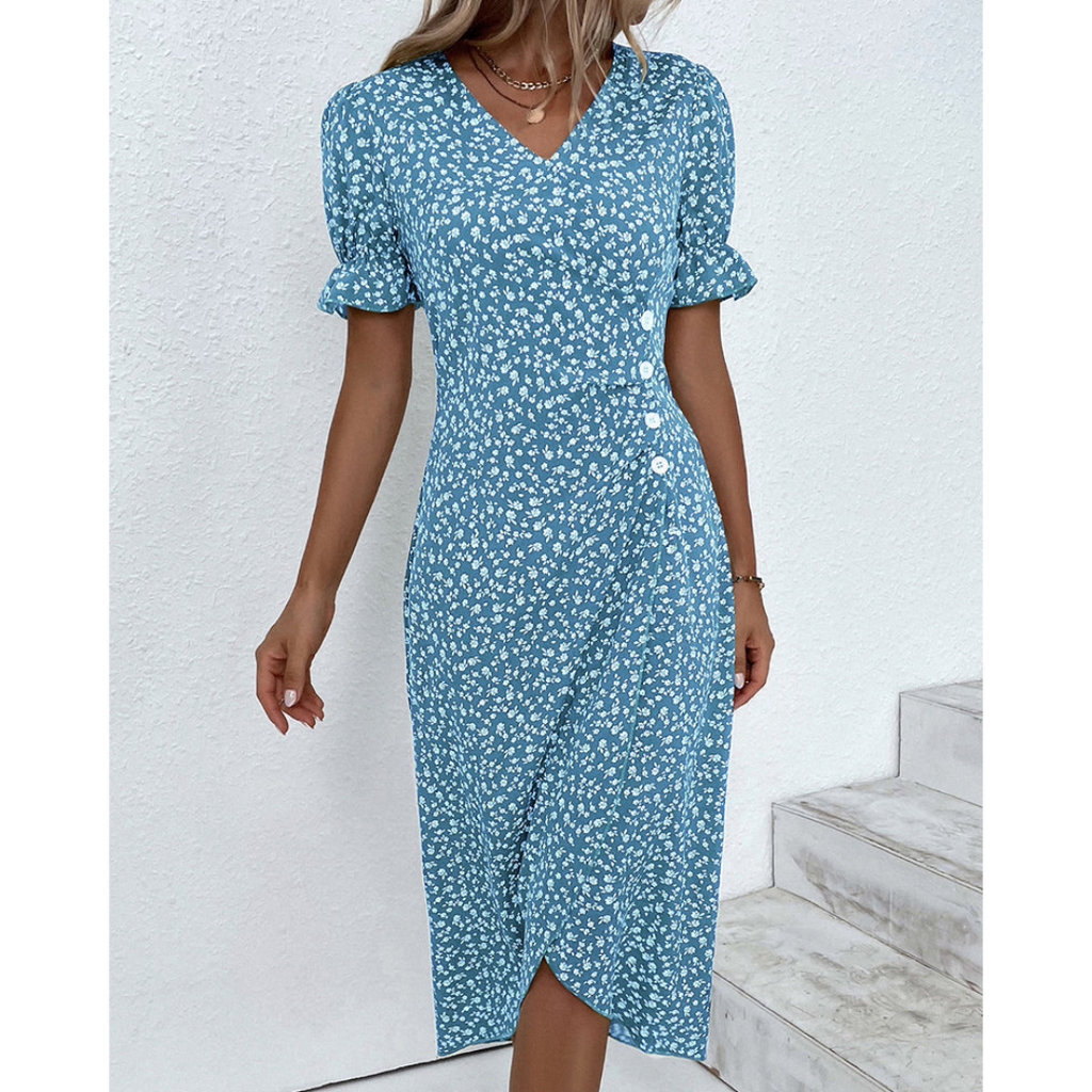 MIRETHIEL – MODERN WRAP ELEGANCE DRESS