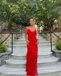 Aliza - Ruffled Maxi Dress