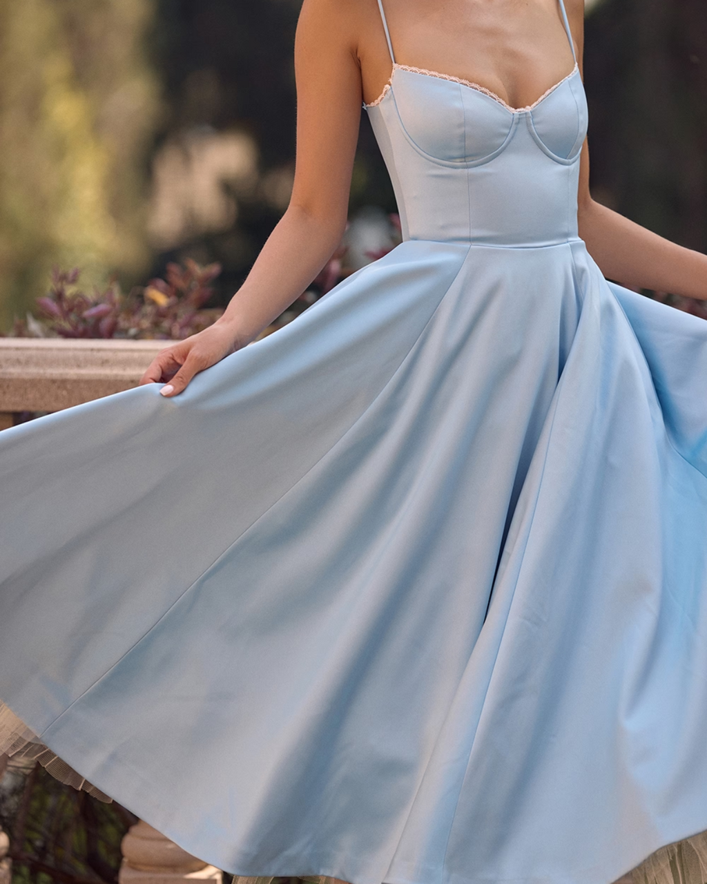 Ophira - Classy Corset Midi Dress