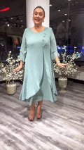 SAMARA – WOMEN'S CHIFFON SOLID COLOR LOOSE DRESS