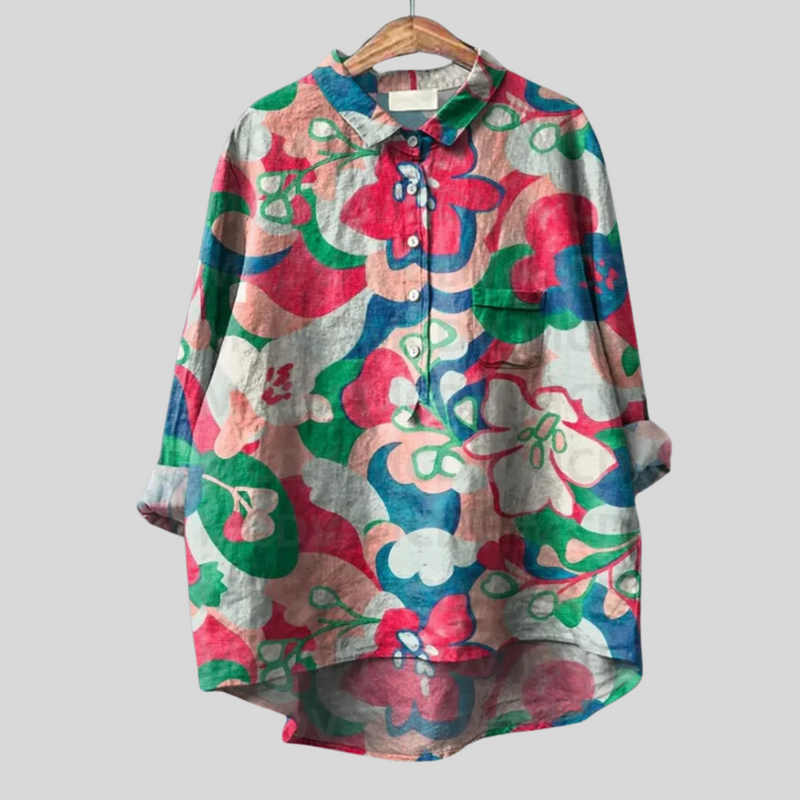 NAYLIRA – VINTAGE FLORAL BLOUSE FOR EFFORTLESS CHARM