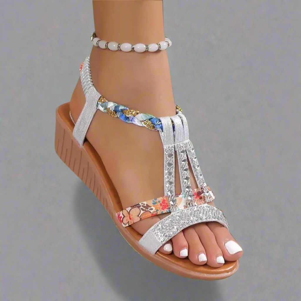 Galina - Vintage Tassel Boho Sandals