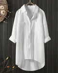 Olivia - Loose Comfy Solid Colour Blouse