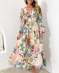 Lot - Elegant Floral Dress