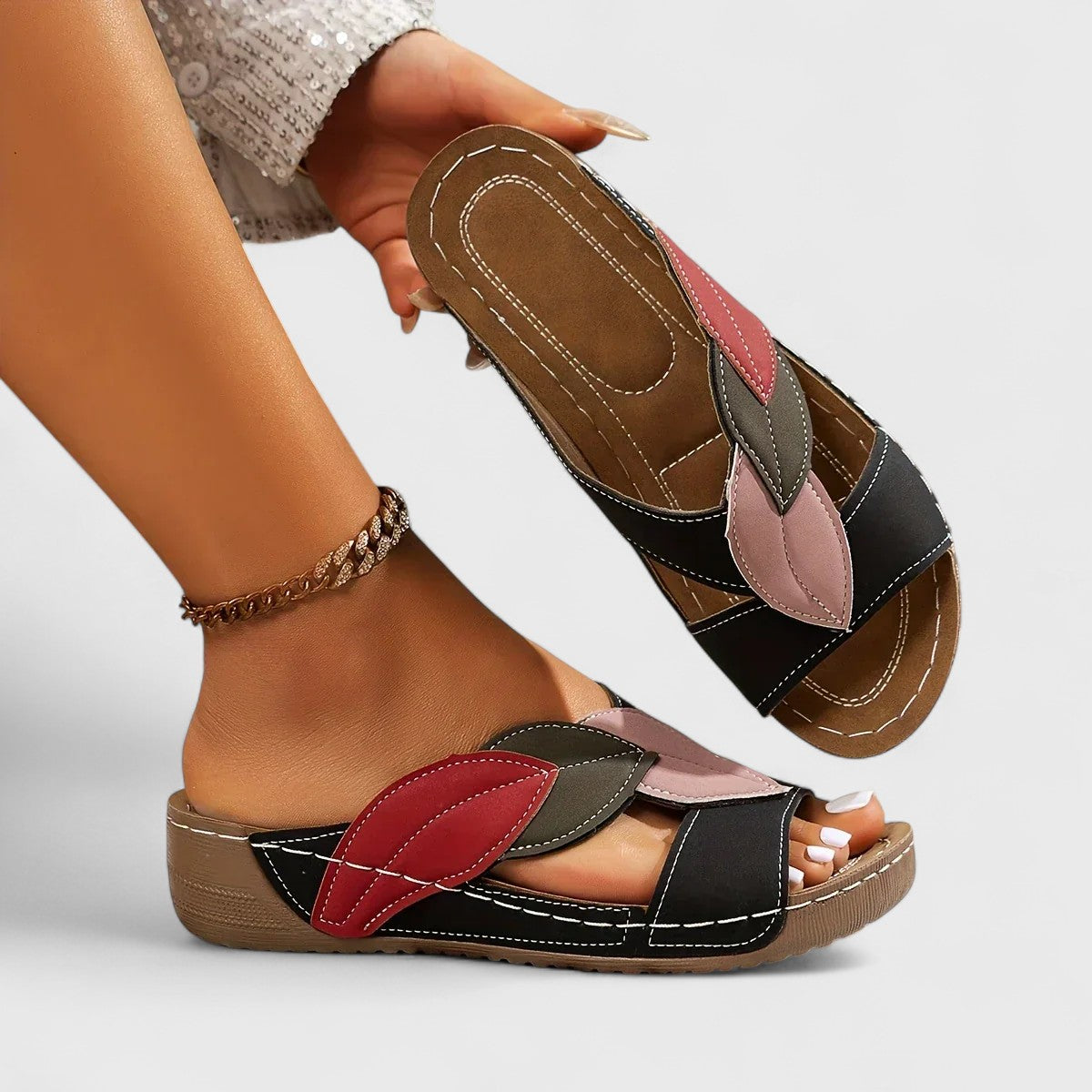MELIONNE – COMFORT ORTHOPAEDIC SLIP-ON SANDALS