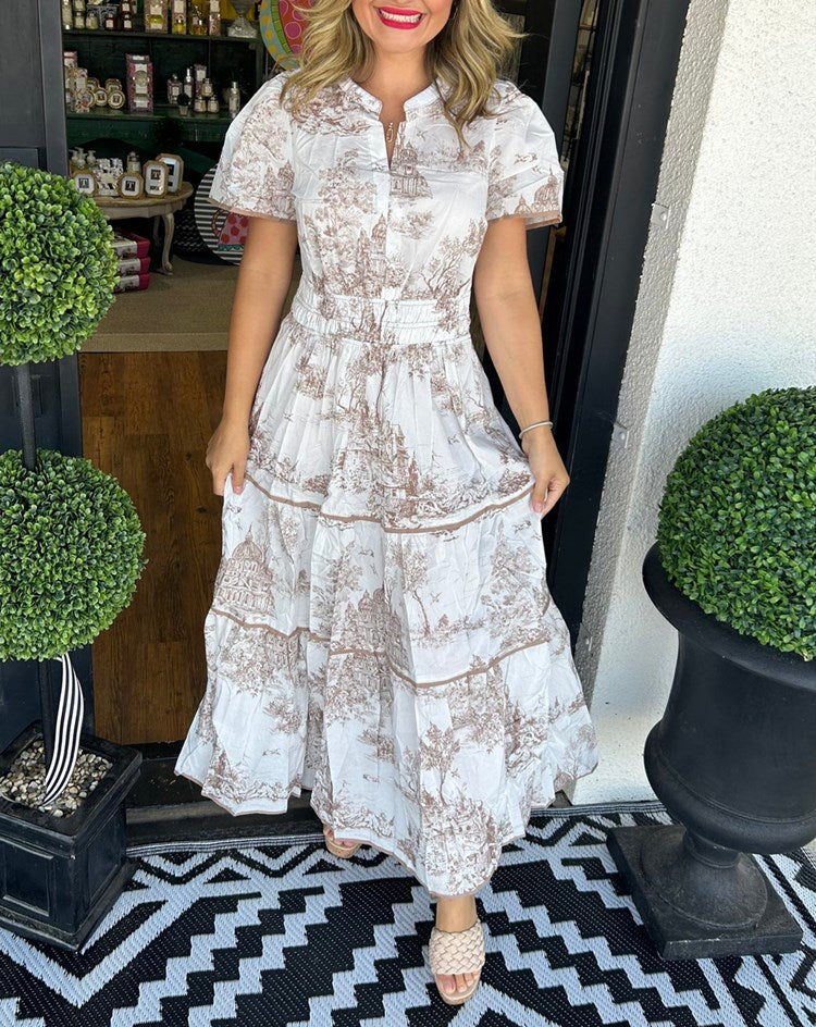 Eliza - Classic Toile Maxi