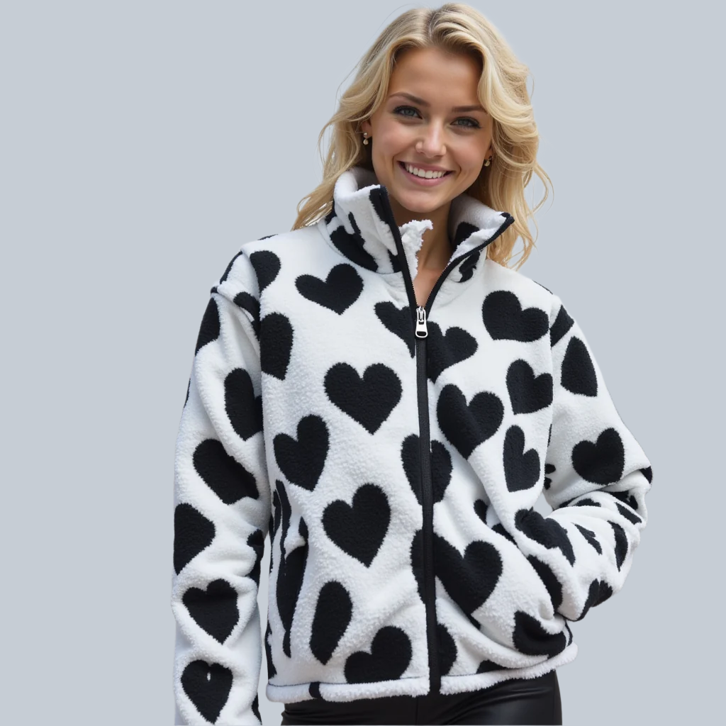ZEYLAVIRAE – REVERSIBLE HEART JACKET