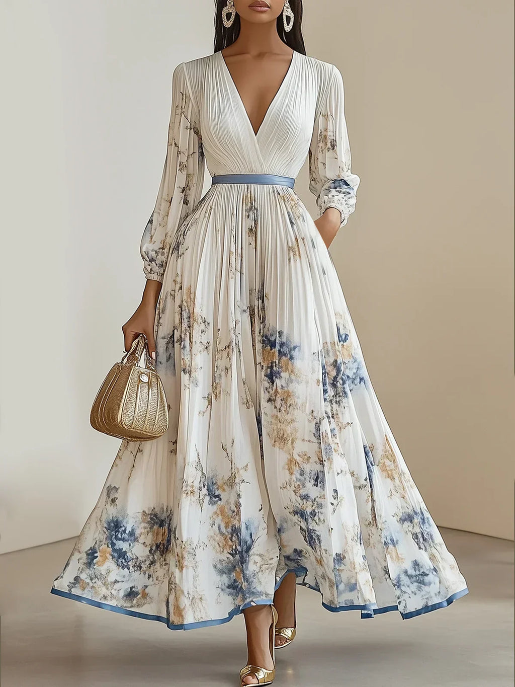 Bristol - Floral Patchwork Bohemian Maxi Dress