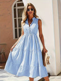 Daisy - Striped Sleeveless Dress
