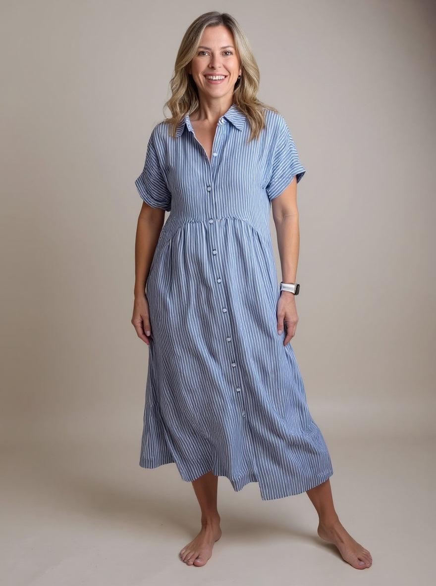 AURELIE – CHIC STRIPED DRESS WITH TIMELESS STYLE
