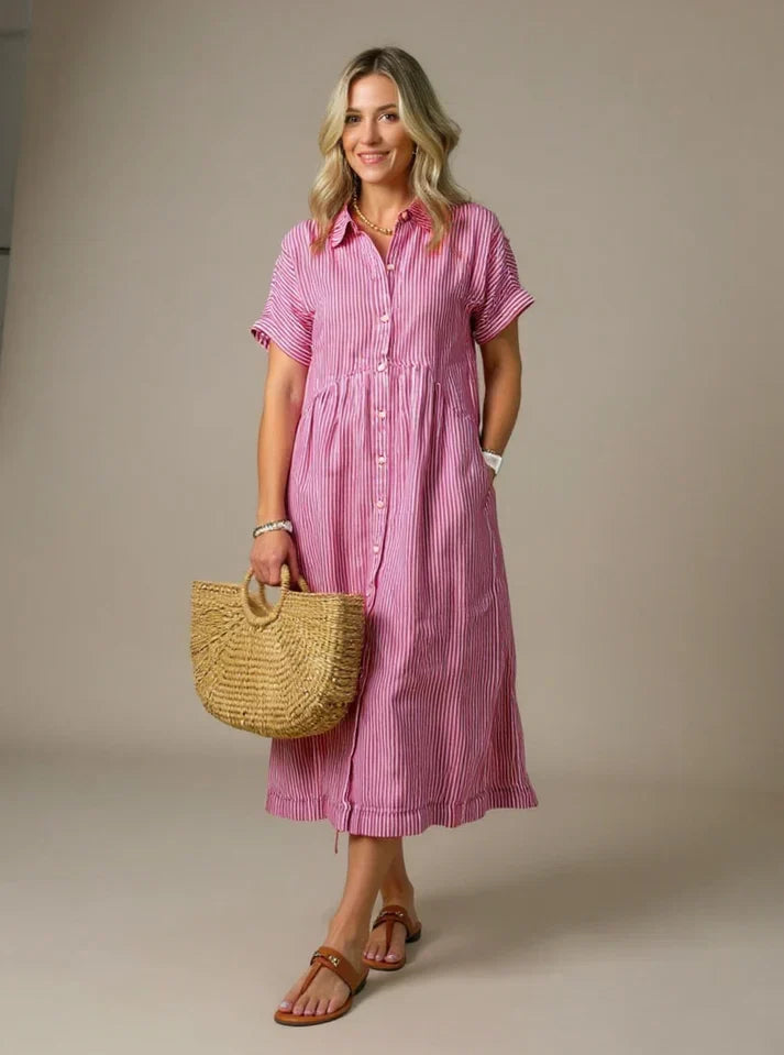 AURELIE – CHIC STRIPED DRESS WITH TIMELESS STYLE