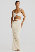 AURISTRA – ZENAYA TWISTED TWO-PIECE EVENING SET
