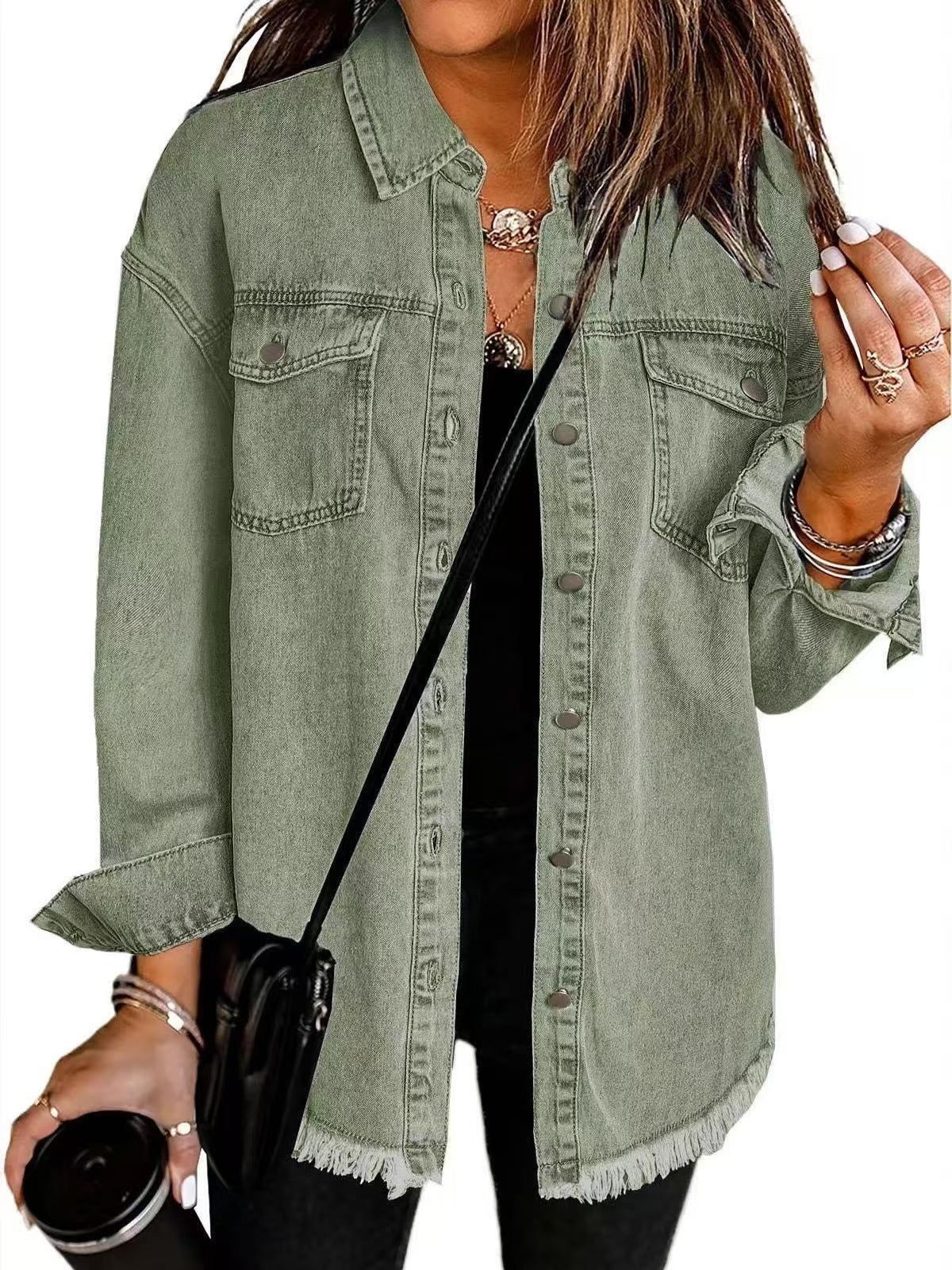 ROZANE - Classic Everyday Denim Jacket
