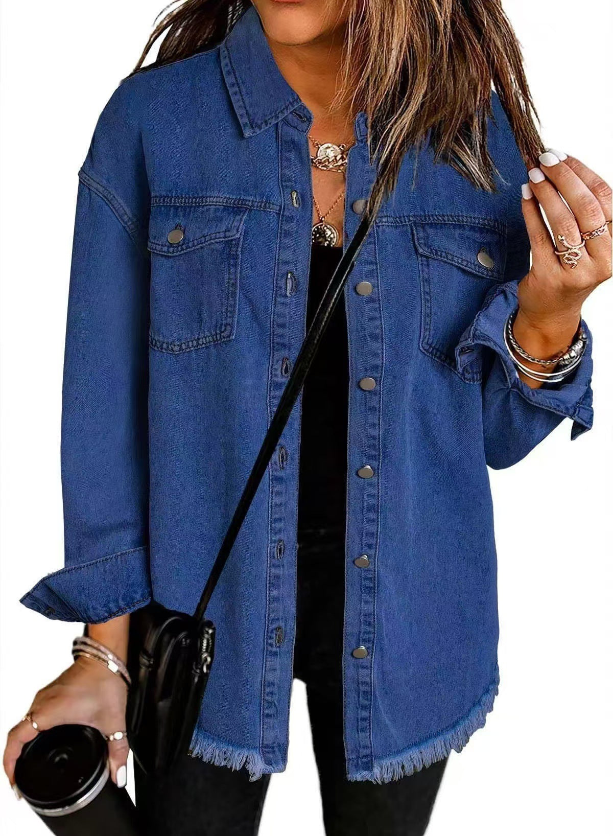 ROZANE - Classic Everyday Denim Jacket