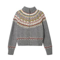 Women's High Collar Knit Sweater