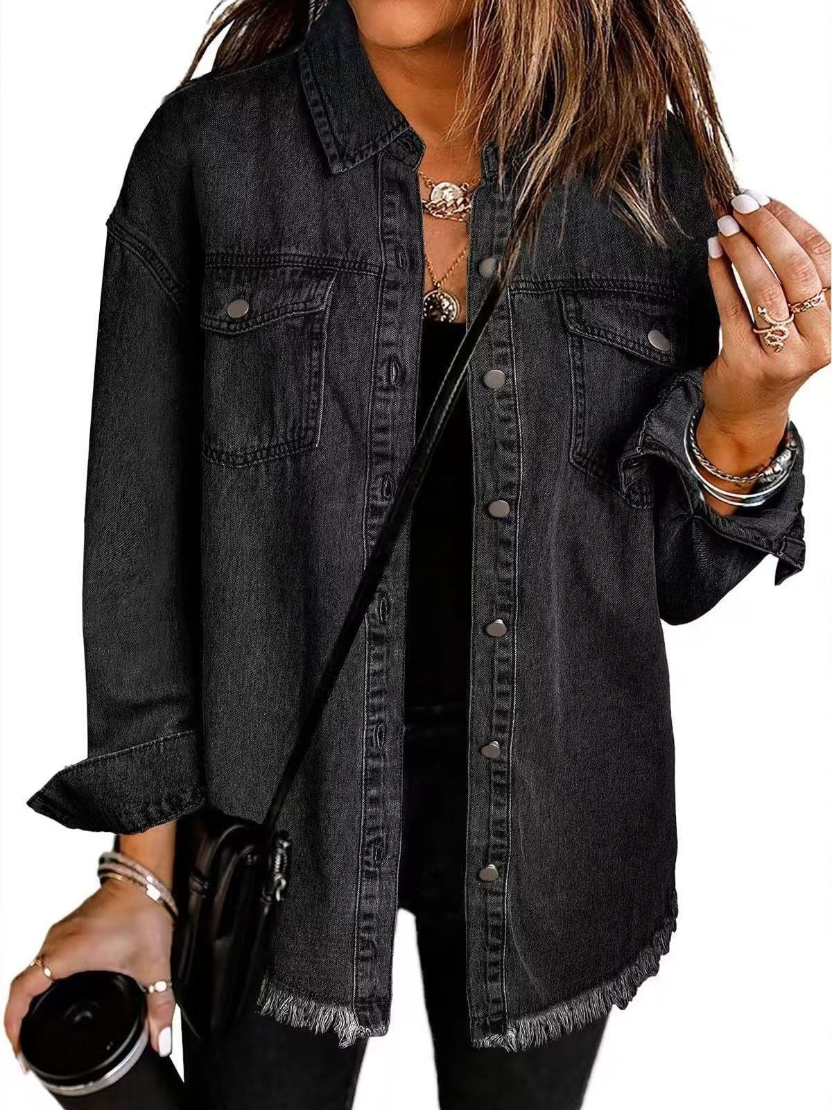 ROZANE - Classic Everyday Denim Jacket