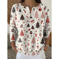 KENDRA – FESTIVE BUTTON-UP CHRISTMAS SWEATER