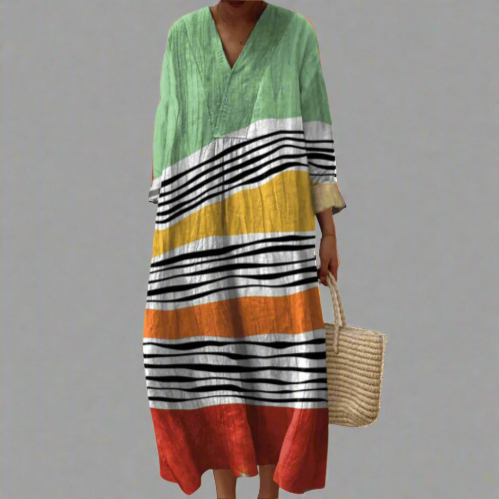 Izabella - Elegant Geometric Dress